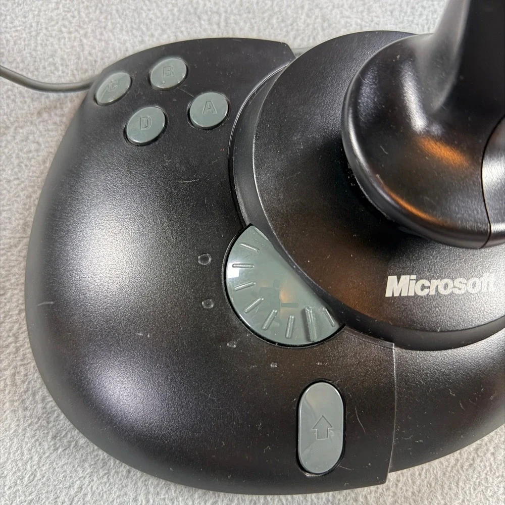 Microsoft SideWinder Precision Pro Flight Joystick USB Adapter X03-57540 Tested